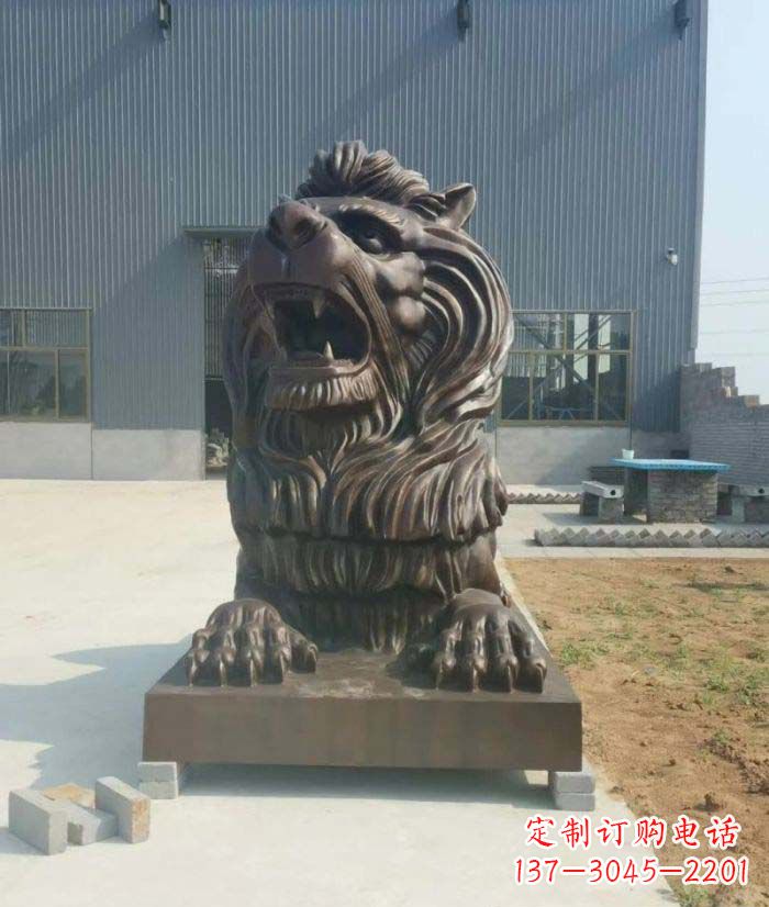 甘肃精美的欧式狮子铜雕