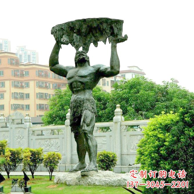 甘肃盘古开天景观雕塑