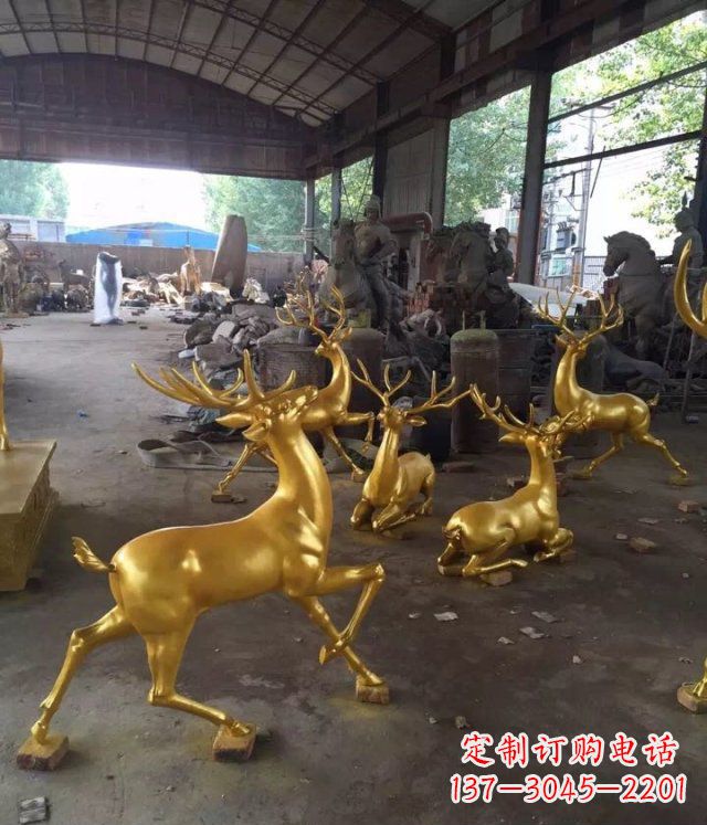 甘肃风格多样的玻璃钢动物雕塑