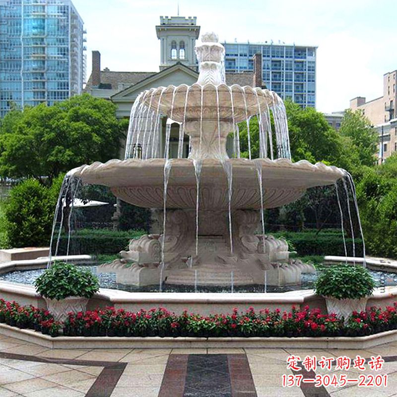 甘肃优质喷泉石雕,造就美好风水