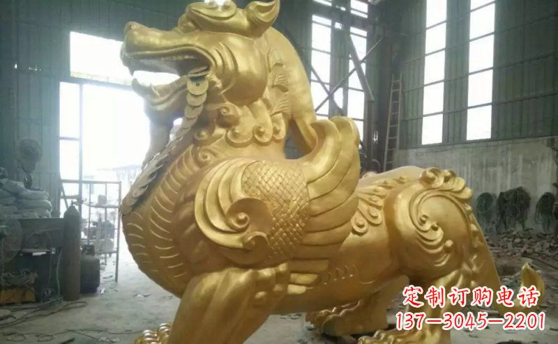 甘肃出类拔萃的貔貅雕塑