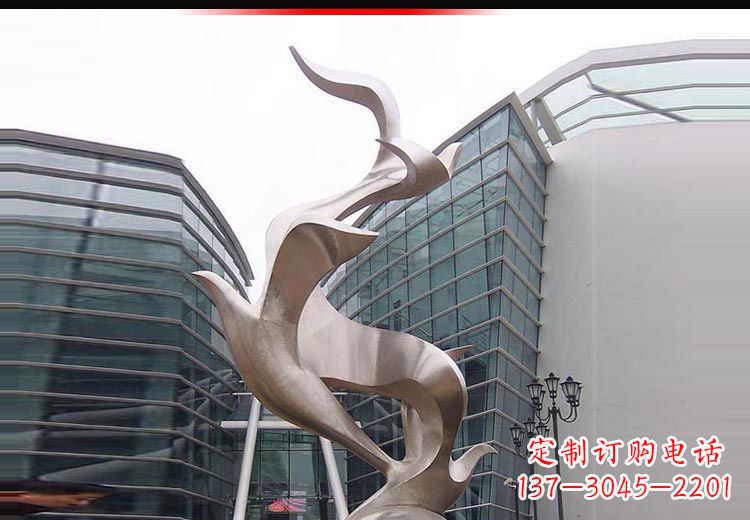 甘肃不锈钢雄鹰雕塑,永久定制精美景观