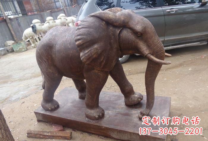 甘肃企业大象铜雕