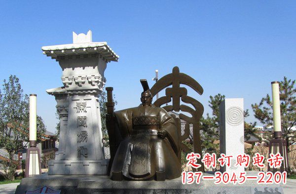 甘肃秦始皇雕塑,精致细腻,传承历史之美