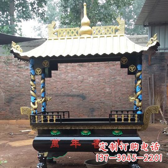甘肃琴书侣文铜香炉|传承文雅风韵