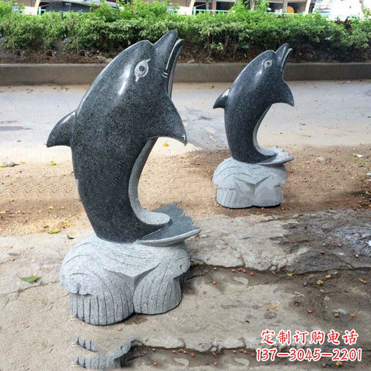 甘肃青石海豚雕塑--精致好看与象征意义一起令人惊叹
