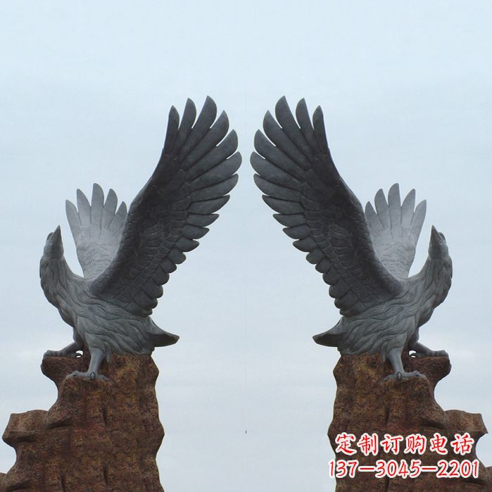 甘肃青石老鹰,雕刻成永恒的珍贵艺术