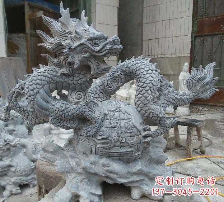 甘肃青石龙雕塑222