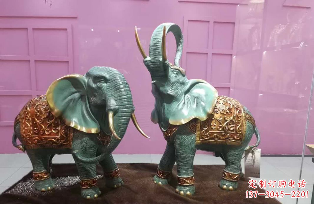 甘肃打造自己专属的青铜小象雕塑