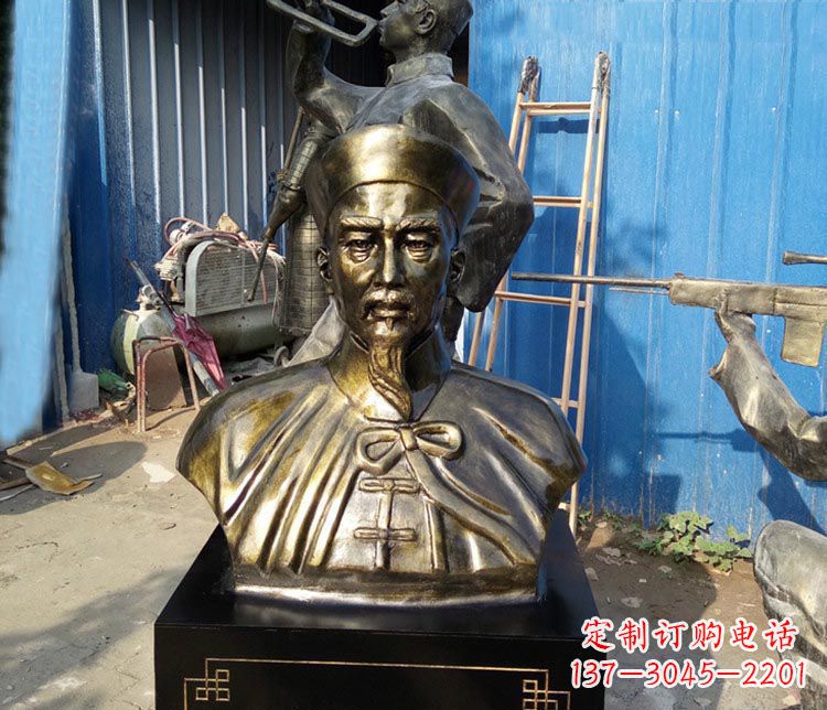 甘肃经典英雄,林则徐铜雕