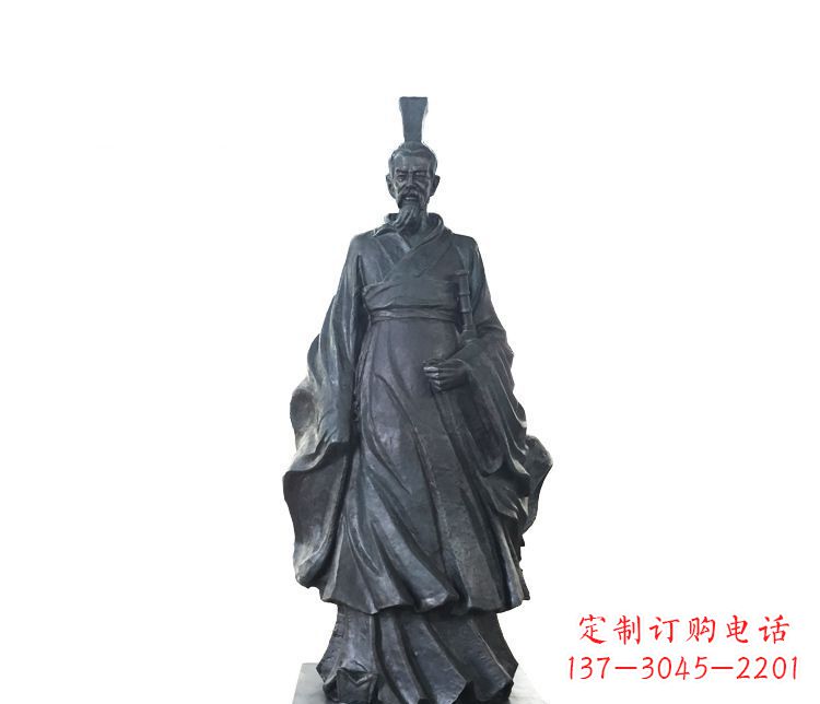 甘肃精美绝伦的屈原雕塑