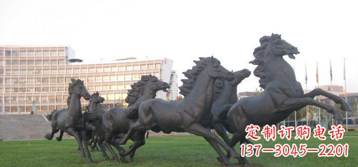甘肃群马公园动物铜雕,让艺术描绘你的故事