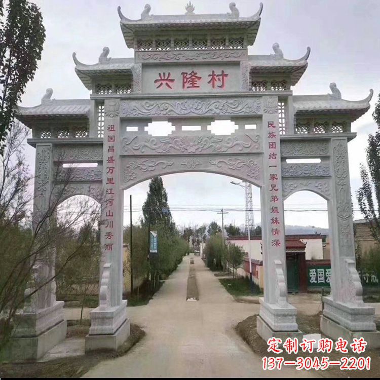 甘肃牌坊雕塑--武当山艺术之美