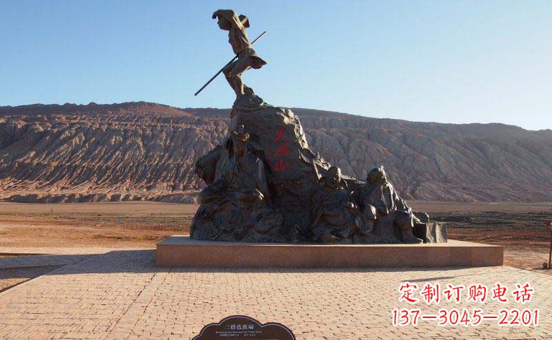 甘肃中领雕塑|唐僧铜雕雕塑定制
