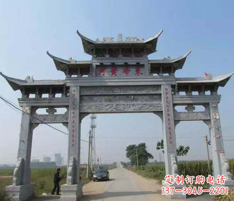 甘肃精品牌坊石雕,令您赞叹不已