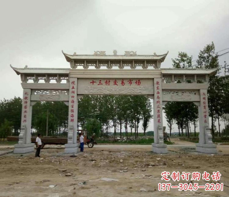 甘肃精美石牌坊雕塑,令你惊艳无比