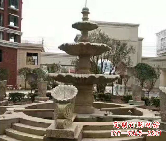 甘肃高品质砂岩喷泉雕塑