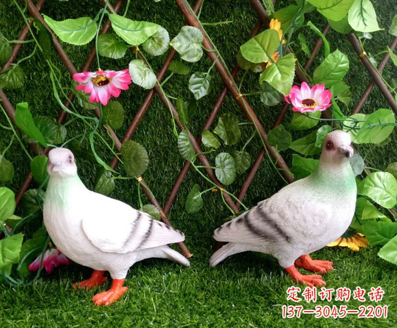 甘肃传递和平的鸽子雕塑