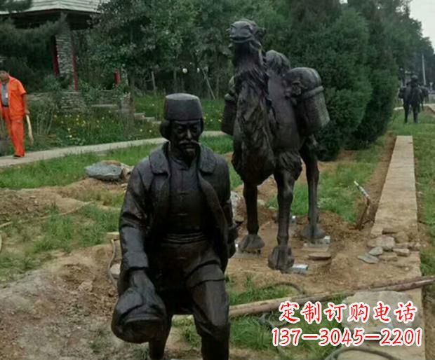 甘肃中领雕塑骆驼雕塑定制