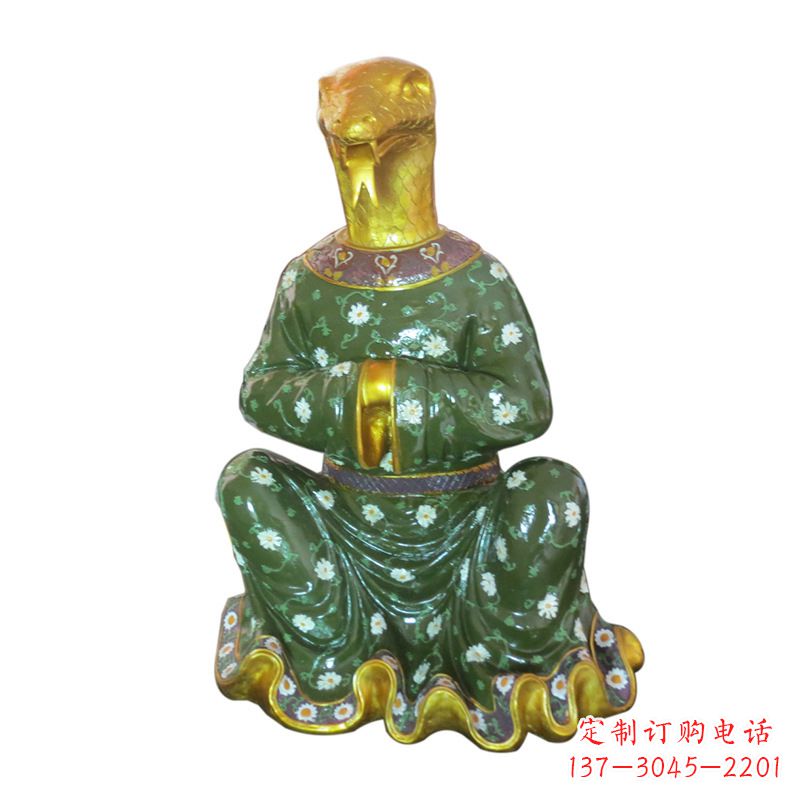 甘肃独特的彩绘生肖雕塑