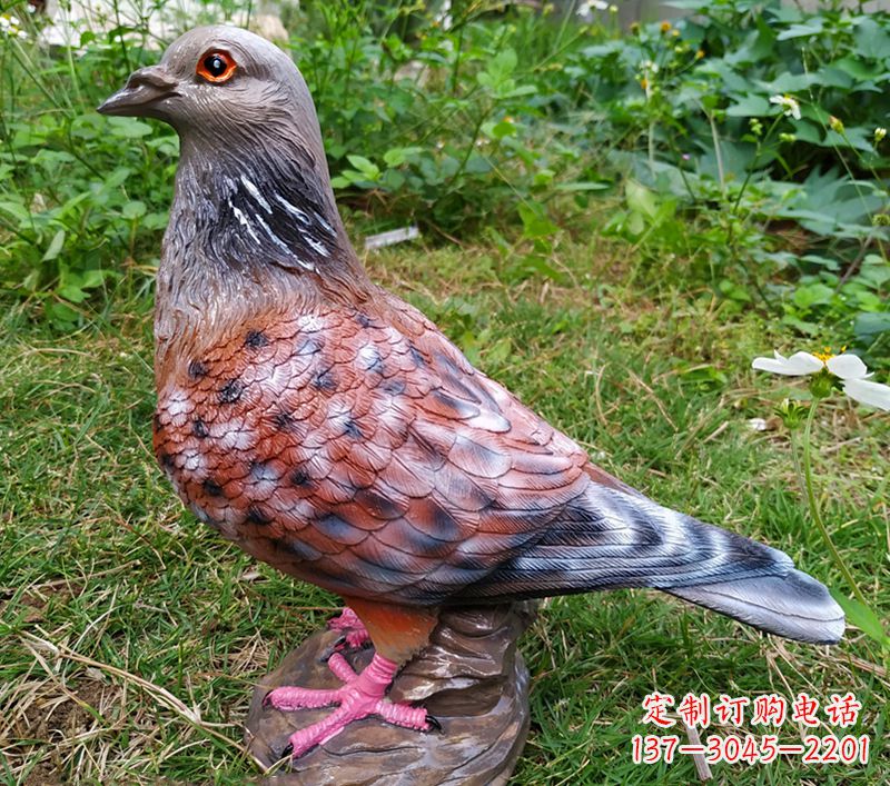 甘肃中领雕塑推出:传递和平象征的和平鸽雕塑