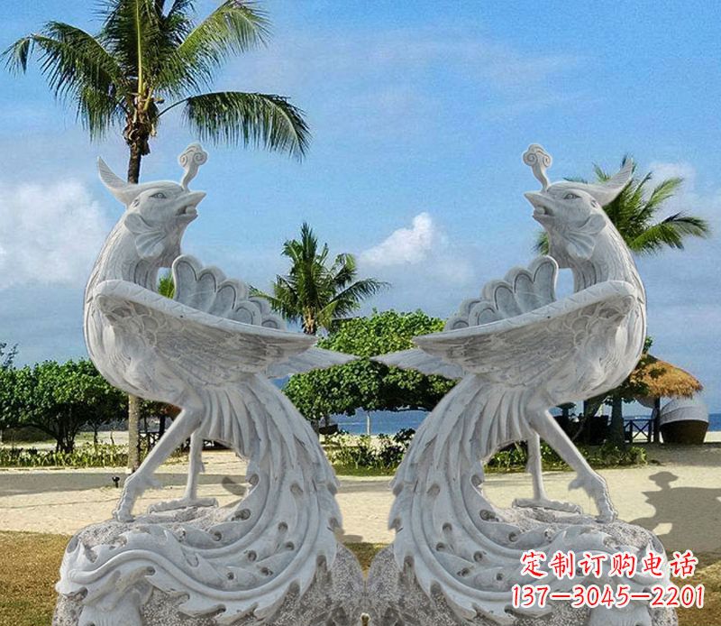 甘肃精美凤凰石雕,让你的空间闪耀光芒