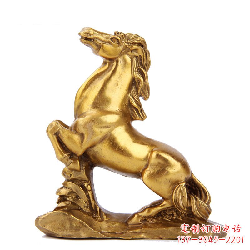 甘肃精致铸铜马雕塑,古典微雕叠置美感