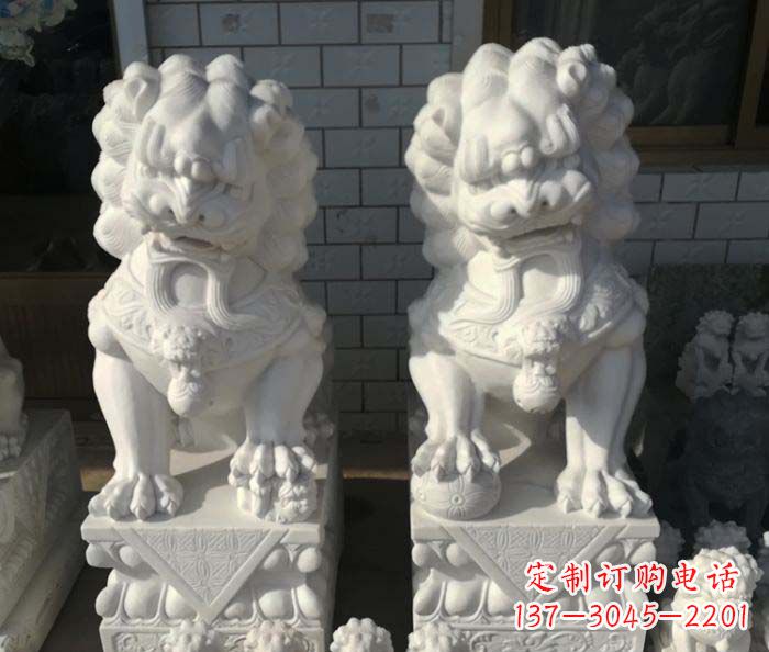 甘肃狮子门口石雕,工艺精湛品质卓越