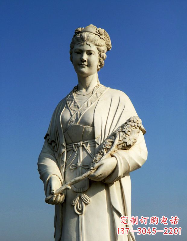 甘肃领雕塑:精致雕刻,体现经典美女雕像