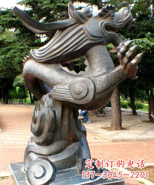 甘肃高品质十二生肖铜雕龙