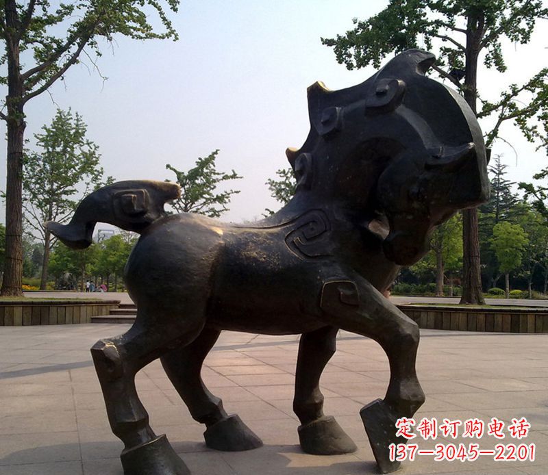 甘肃中领雕塑的十二生肖铜雕塑是一款独具特色的…