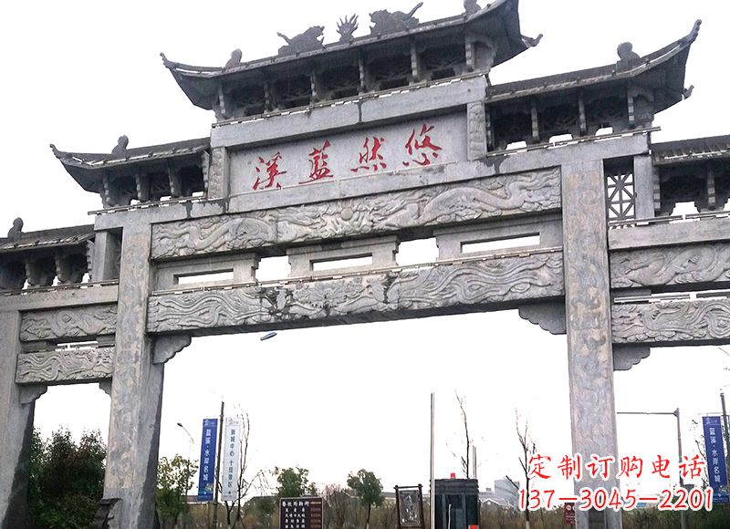 甘肃中领雕塑-最优质的牌坊雕塑定制