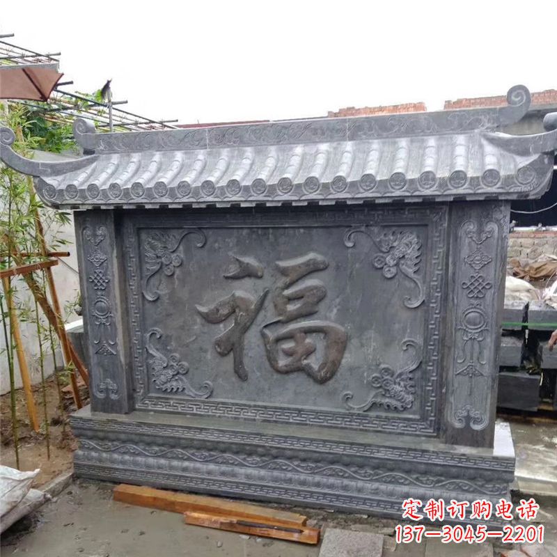 甘肃中领雕塑:福字雕塑,点缀婚房庭院