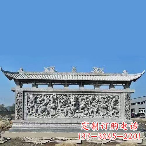 甘肃石雕浮雕影壁塑——高雅时尚的室内艺术装饰