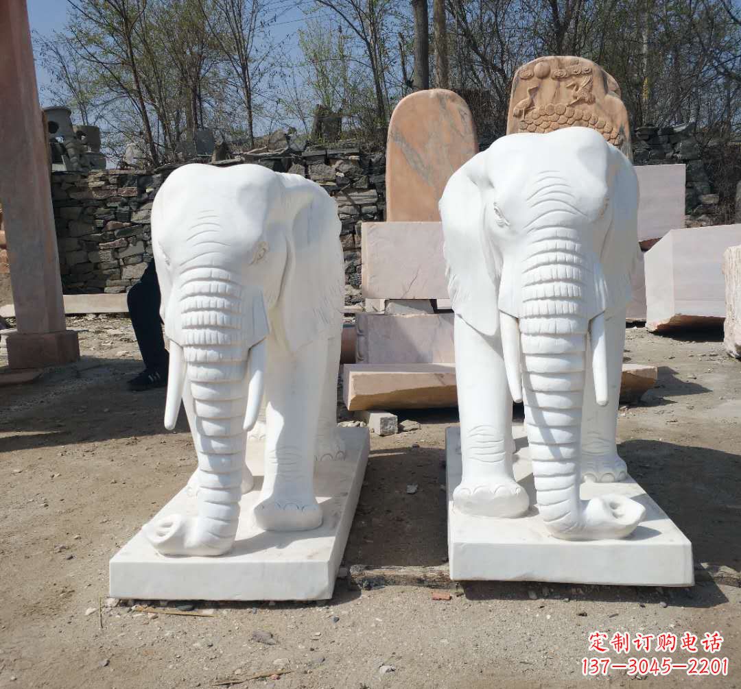 甘肃精美大象雕塑,提升家居装饰氛围