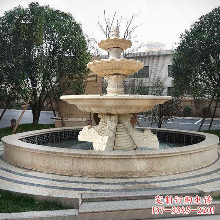 甘肃石雕花盆,高端定制雕塑