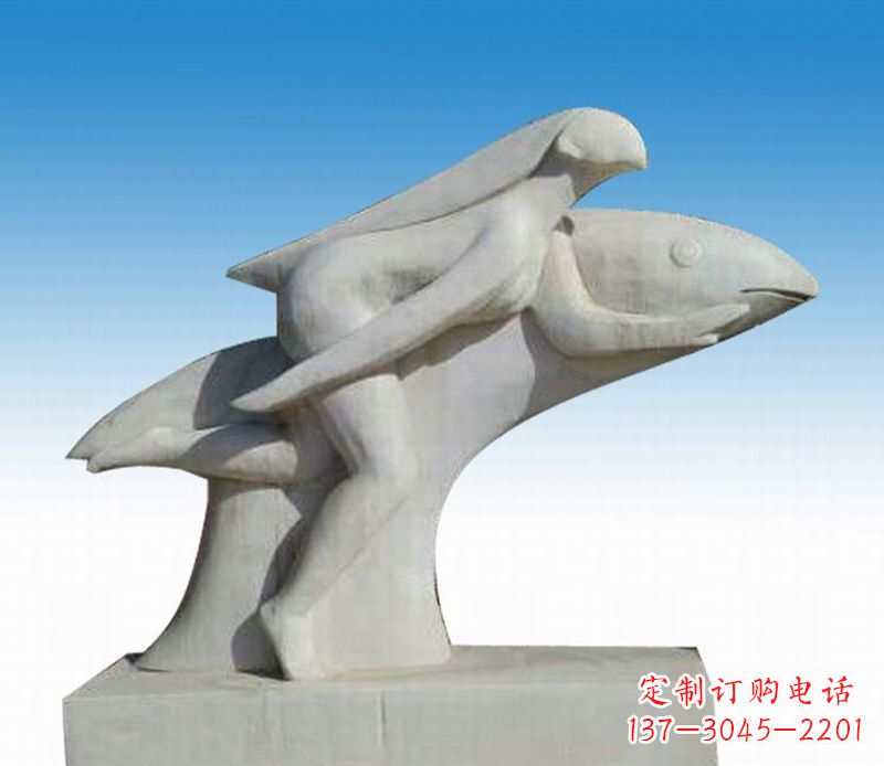 甘肃中领雕塑海豚雕塑,让你的公园变得出众!