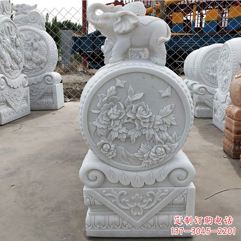 甘肃精美门墩雕塑,增添独特气质