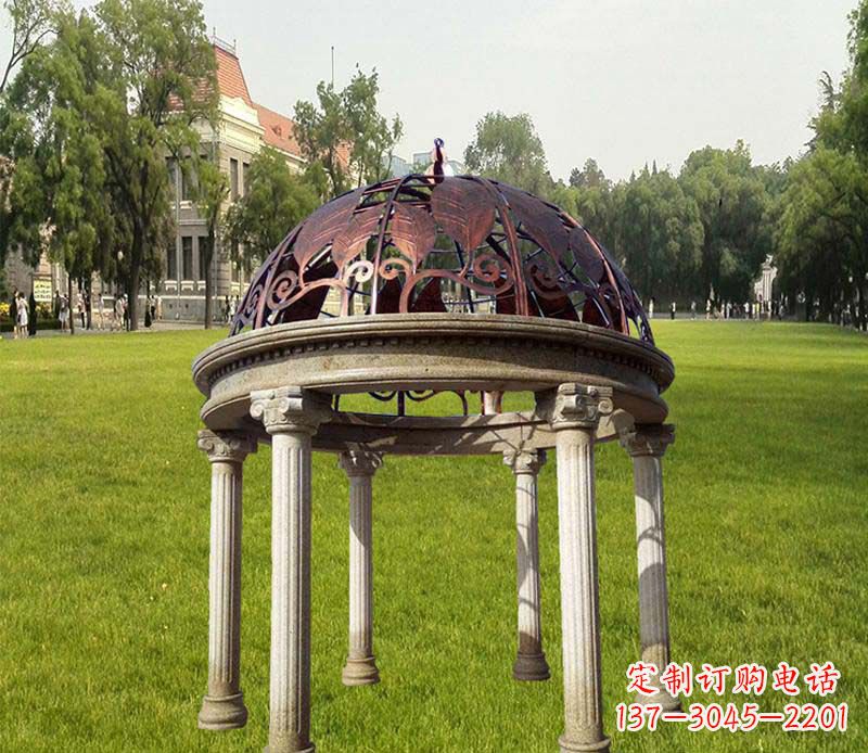 甘肃优质石雕凉亭,添彩美景