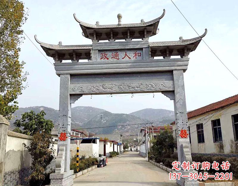 甘肃全球领先的石雕牌楼雕塑定制服务