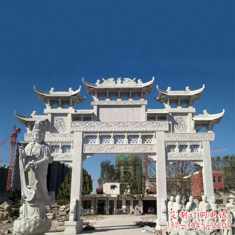 甘肃中领雕塑牌楼铸铜雕塑