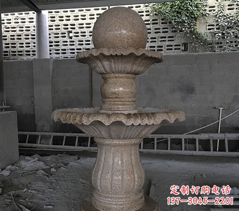 甘肃欣赏精美的石雕喷泉雕塑