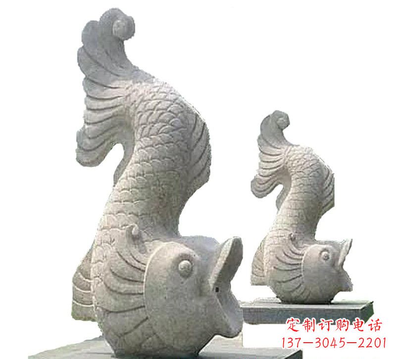 甘肃中领雕塑定制精美鲤鱼雕塑