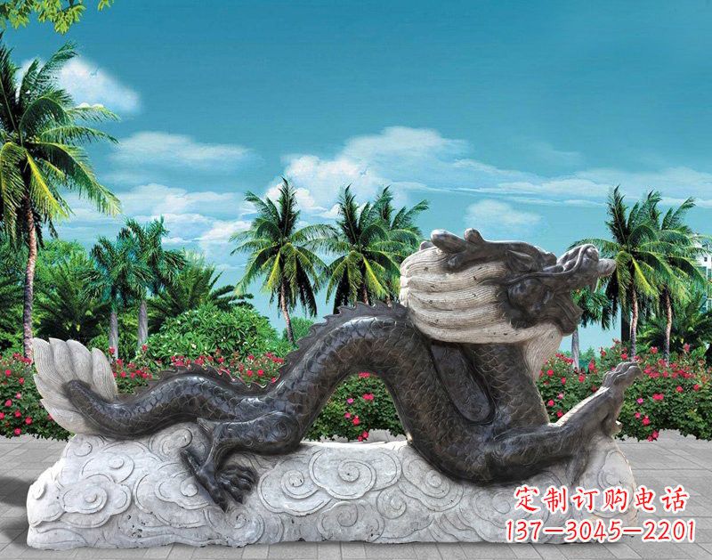 甘肃石雕喷水龙