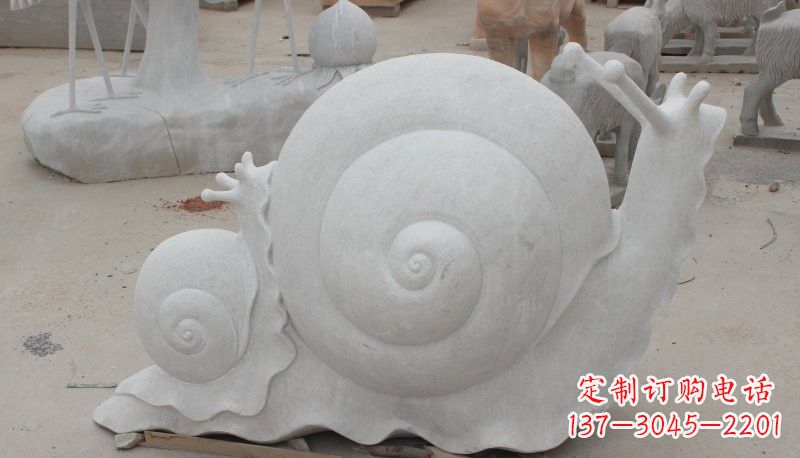 甘肃石雕蜗牛