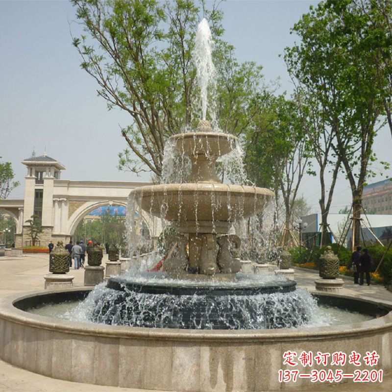 甘肃石雕音乐喷泉