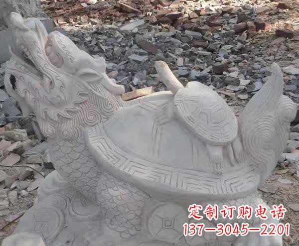 甘肃石雕招财神兽龙龟