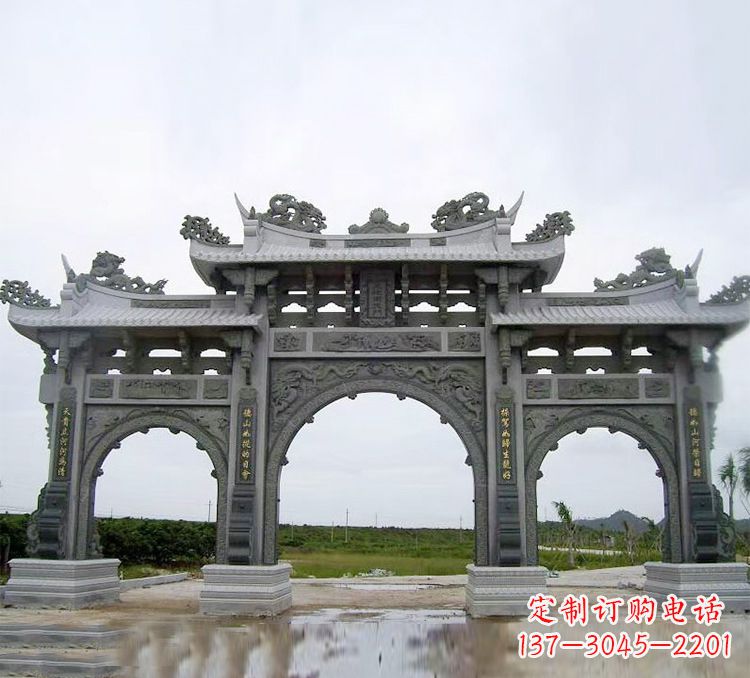 甘肃石牌坊 楼