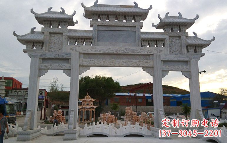 甘肃石牌坊雕刻