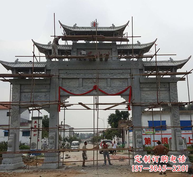 甘肃石牌坊雕塑